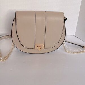 Olivia Miller Women's Kiera Crossbody Bag Cream/Gold